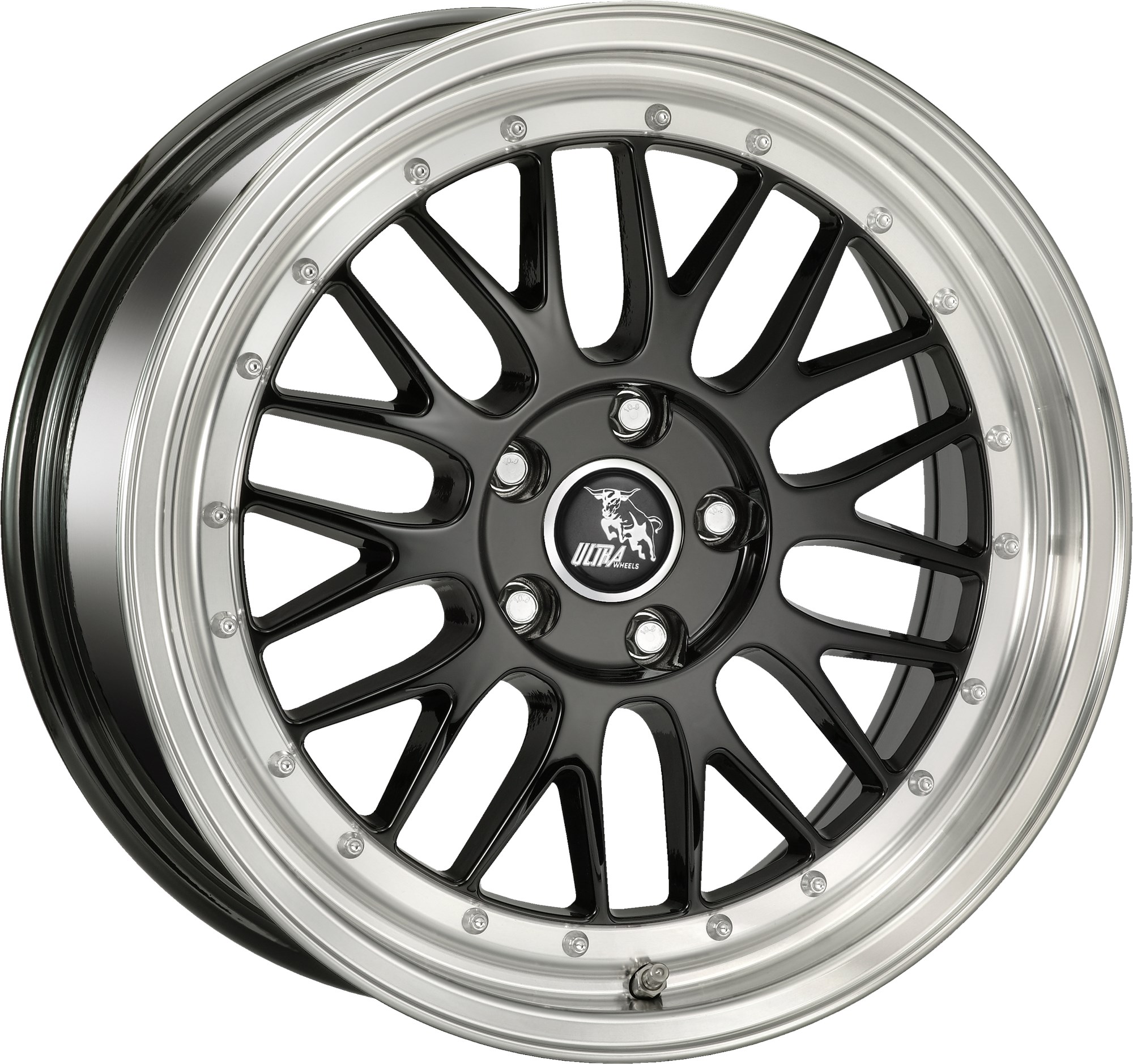 ULTRA WHEELS LM ZWART GEPOLIJST 4250674368869